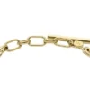 Heritage D-Link Gold-Tone Stainless Steel Chain Bracelet