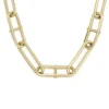 Heritage D-Link Gold-Tone Stainless Steel Chain Necklace
