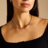 Heritage D-Link Silver-Tone Brass Chain Necklace
