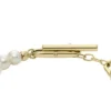 Heritage Pearl D-Link Gold-Tone Stainless Steel Chain Bracelet