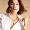 Heritage Pearl D-Link Gold-Tone Stainless Steel Chain Necklace