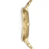 Jacqueline Sun Moon Multifunction Gold-Tone Stainless Steel Watch