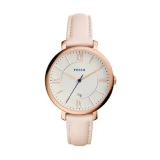 jacqueline three hand date blush leather watch 1 330x330 - Jacqueline Three-Hand Date Blush Leather Watch