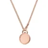 Jacqueline Three-Hand Rose Gold-Tone Stainless Steel Watch Locket