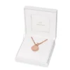 Jacqueline Three-Hand Rose Gold-Tone Stainless Steel Watch Locket