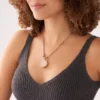 Jacqueline Three-Hand Rose Gold-Tone Stainless Steel Watch Locket