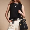 Jessie Leather Small Bucket Crossbody Bag