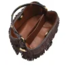 Jessie Leather Small Bucket Crossbody Bag