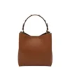 Jessie Leather Small Bucket Crossbody Bag