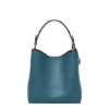 Jessie Leather Small Bucket Crossbody Bag