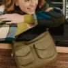 Jolie Leather Cargo Crossbody Bag