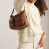 Jolie Leather Cargo Crossbody Bag