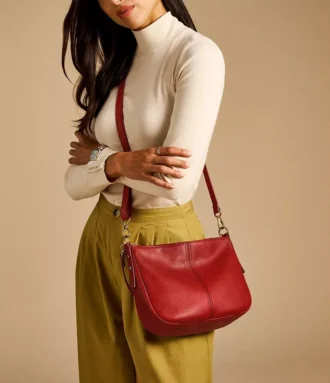 Jolie Leather Crossbody Bag
