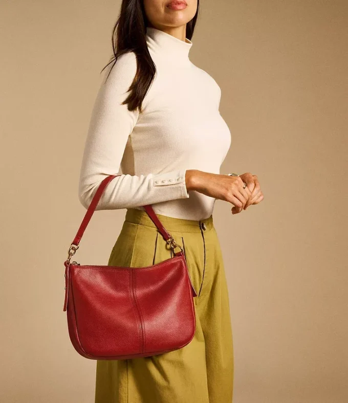 Jolie Leather Crossbody Bag