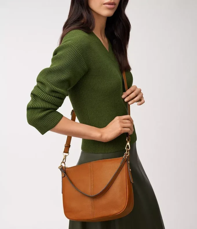 Jolie Leather Crossbody Bag