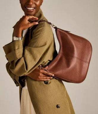 Jolie Leather Hobo Bag