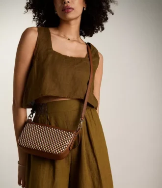 Jolie Leather Small Crossbody Bag