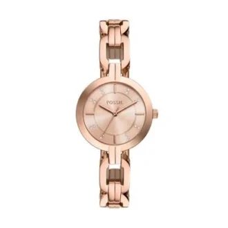 Kerrigan Three-Hand Rose Gold-Tone Stainless Steel Watch