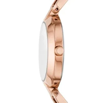 Kerrigan Three-Hand Rose Gold-Tone Stainless Steel Watch