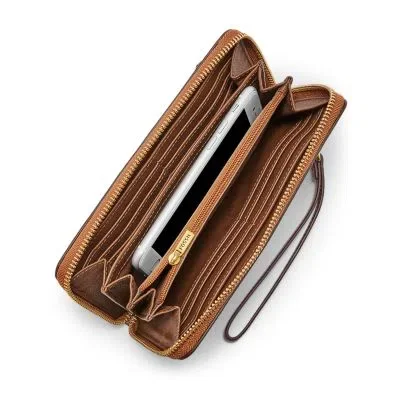 Logan RFID Zip Around Clutch Logan RFID Zip Around Clutch