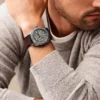 Machine Automatic Brown LiteHide™ Leather Watch