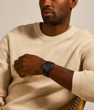 Machine Black Stainless Steel Watch