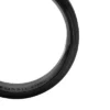Machine Knurled Texture Black Stainless Steel Band Ring