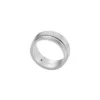 Machine Knurled Texture Stainless Steel Band Ring
