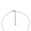 Machine Knurled Texture Stainless Steel Dog Tag Necklace