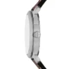 Machine Three-Hand Date Brown Leather Watch and Bracelet Set