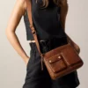 Maysen Leather Crossbody Bag