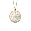 Merrit Classic Mother-of-Pearl Gold-Tone Stainless Steel Pendant Necklace