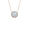 Merrit Classic Mother-of-Pearl Rose Gold-Tone Stainless Steel Pendant Necklace