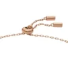 Merrit Classic Mother-of-Pearl Rose Gold-Tone Stainless Steel Station Bracelet