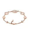 Merrit Mosaic Mother-of-Pearl Disc Station Bracelet