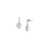 Merrit Timeless Mother Of Pearl Silver-Tone Stainless Steel Drop Earrings