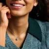 Merrit Timeless Mother Of Pearl Silver-Tone Stainless Steel Pendant Necklace