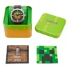 Minecraft x Fossil Limited-Edition Grass Block Chronograph Watch