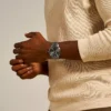 Minimalist Three-Hand Smoke Stainless Steel Watch