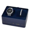 Neutra Chronograph Stainless Steel Mesh Watch and Bracelet Box Set