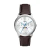 Neutra Moonphase Multifunction Brown Leather Watch