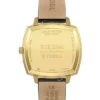 Nick Jonas x Fossil Machine Luxe Blue Vignette Three-Hand Brown Croco Leather Watch