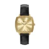 Nick Jonas x Fossil Machine Luxe Three-Hand Black Croco Leather Watch Nick Jonas x Fossil Machine Luxe Three-Hand Black Croco Leather Watch