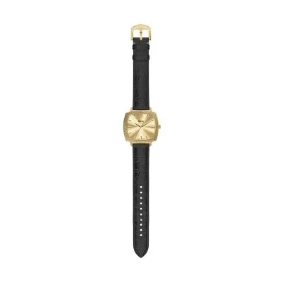 Nick Jonas x Fossil Machine Luxe Three-Hand Black Croco Leather Watch Nick Jonas x Fossil Machine Luxe Three-Hand Black Croco Leather Watch