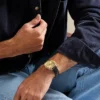 Nick Jonas x Fossil Machine Luxe Three-Hand Black Croco Leather Watch Nick Jonas x Fossil Machine Luxe Three-Hand Black Croco Leather Watch