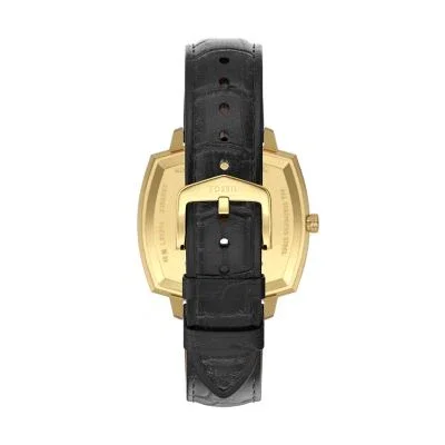 Nick Jonas x Fossil Machine Luxe Three-Hand Black Croco Leather Watch Nick Jonas x Fossil Machine Luxe Three-Hand Black Croco Leather Watch