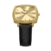 Nick Jonas x Fossil Machine Luxe Three-Hand Black Croco Leather Watch Nick Jonas x Fossil Machine Luxe Three-Hand Black Croco Leather Watch