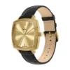 Nick Jonas x Fossil Machine Luxe Three-Hand Black Croco Leather Watch Nick Jonas x Fossil Machine Luxe Three-Hand Black Croco Leather Watch