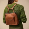 Parker Leather Small Backpack