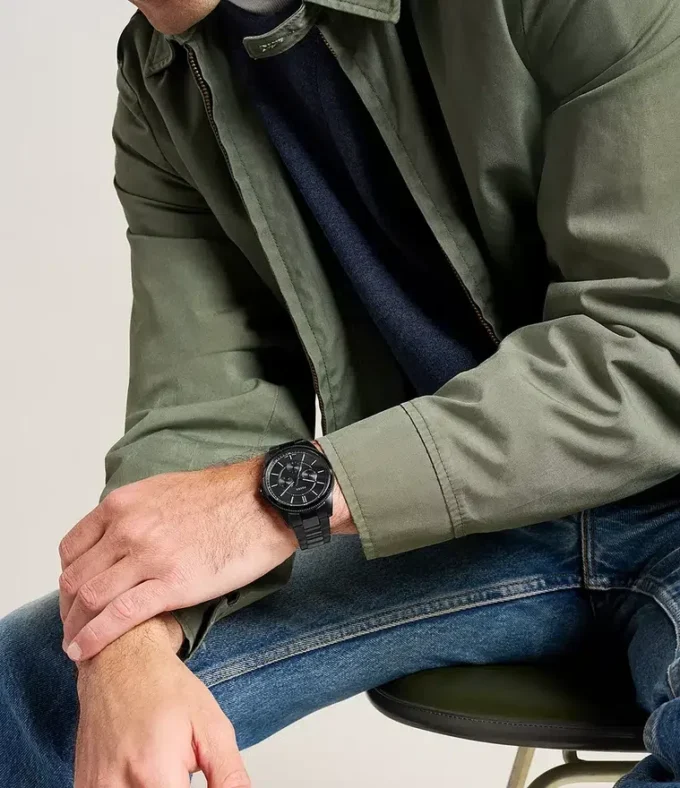 Pearson Multifunction Black Stainless Steel Watch Pearson Multifunction Black Stainless Steel Watch